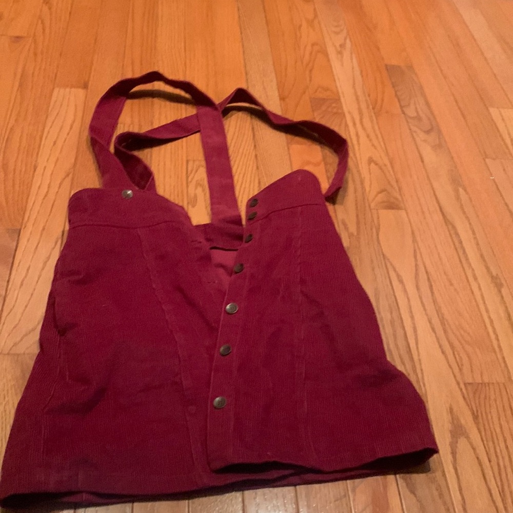 Corduroy jumper dress